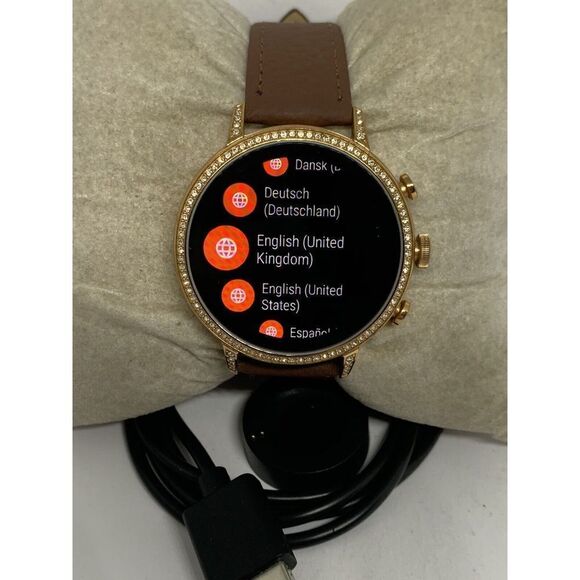 Fossil Gen 4 Authentic Digital Dial Smart Watch Custom Band FTW6018 BA153 - Picture 1 of 12